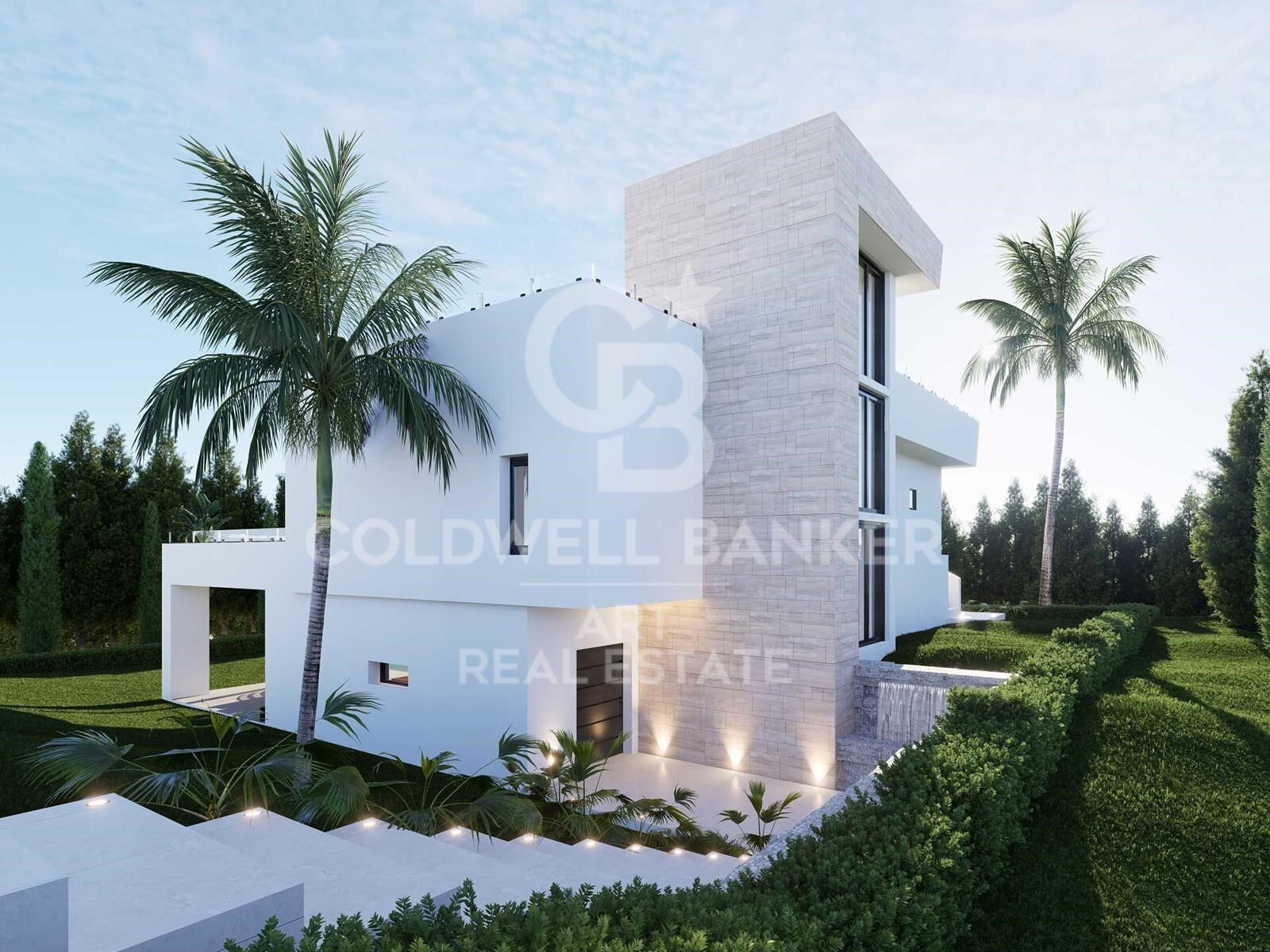 Villa neuve moderne avec vue panoramique à Valle Romano, Estepona