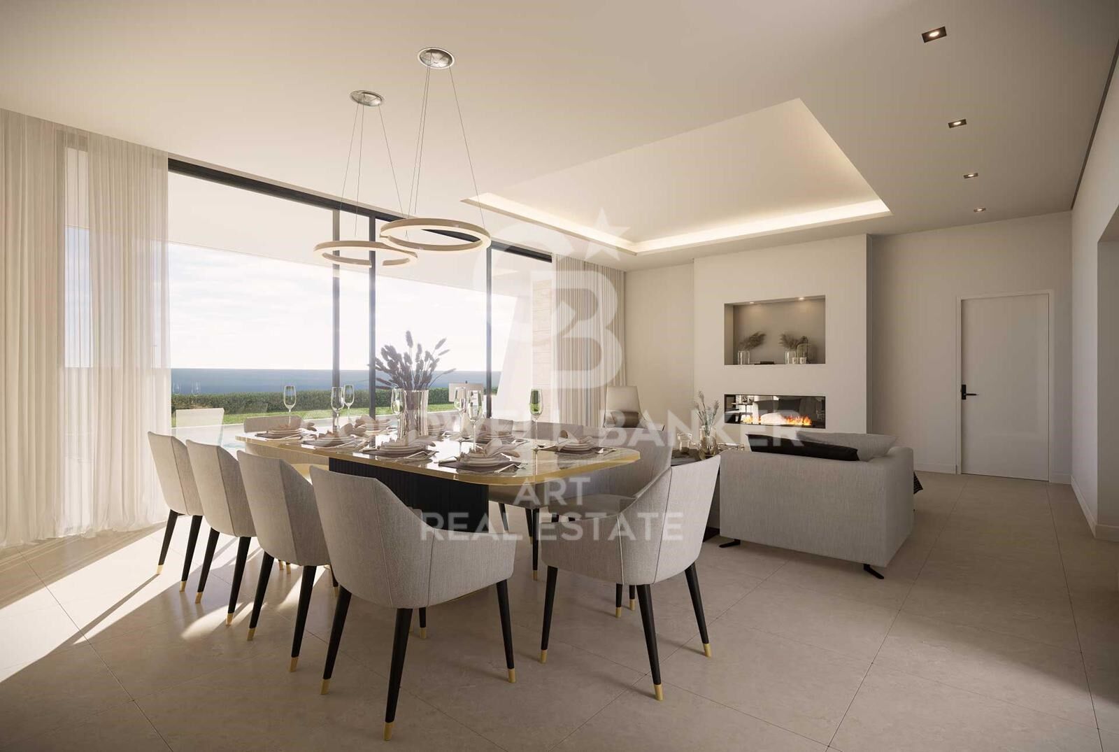 Villa neuve moderne avec vue panoramique à Valle Romano, Estepona