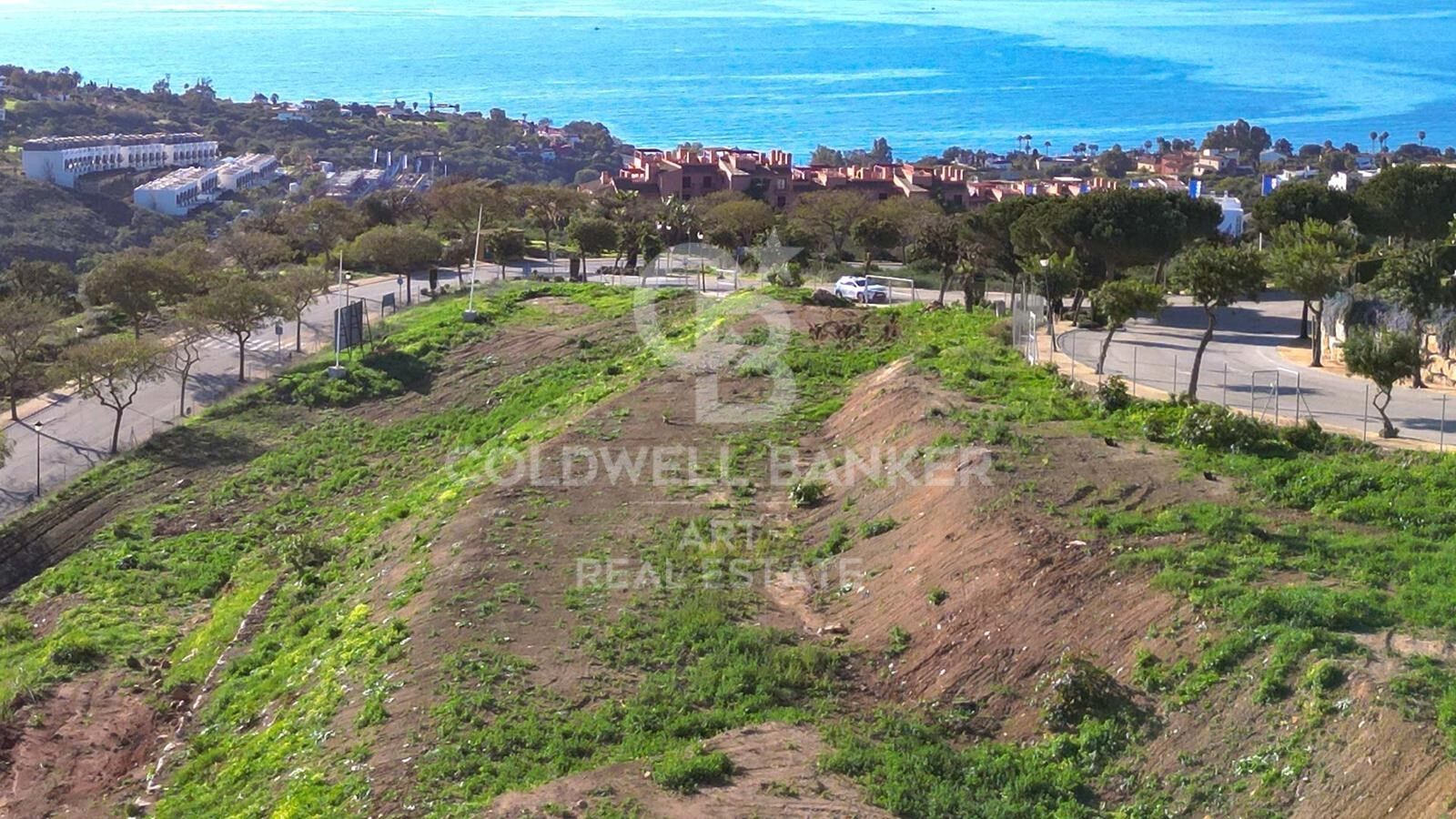 Terrain exclusif avec vue panoramique sur la mer à Bahía de Las Rocas, Manilva