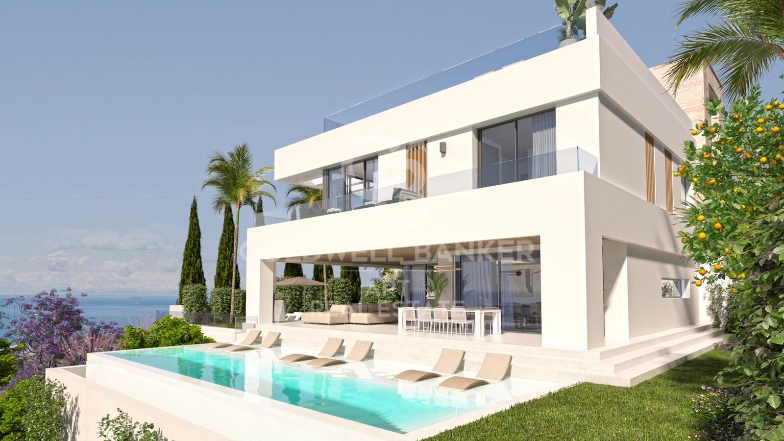 Exklusives Grundstück mit Panoramablick auf das Meer in Bahía de Las Rocas, Manilva