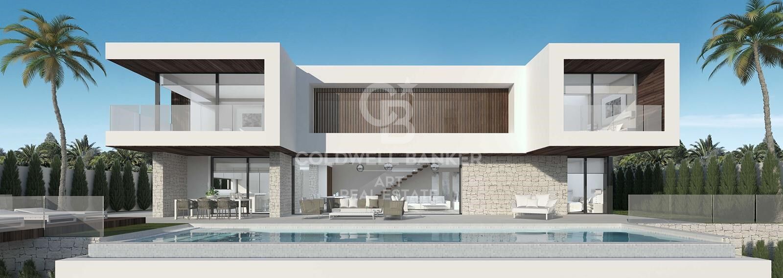 Luxury contemporary villa with sea views in Los Flamingos, Benahavís
