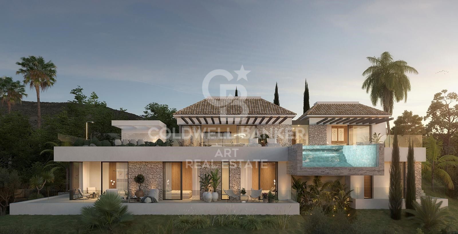 Elegante villa privada en ubicación segura, La Cala Golf, Mijas