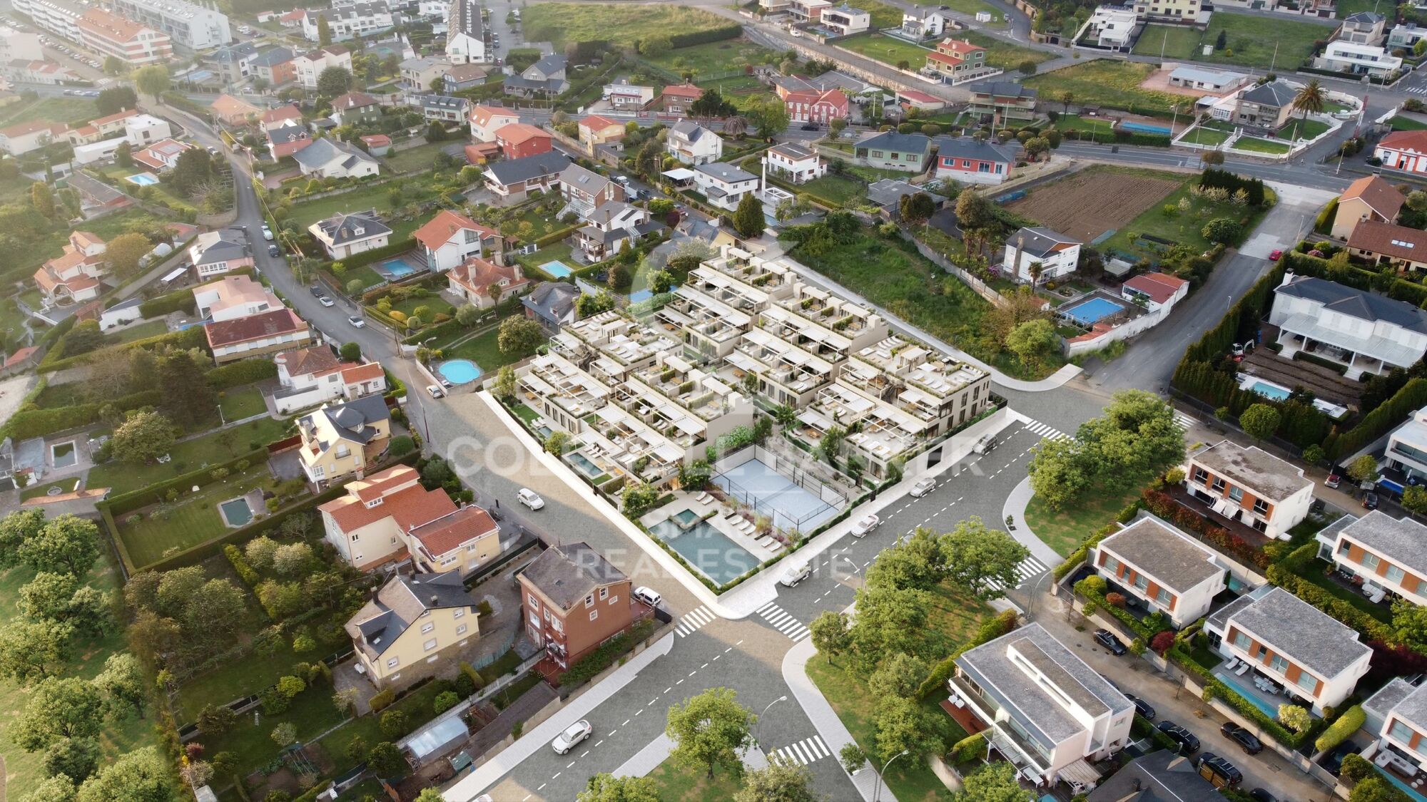 Obra nueva Residencial 'LA SOLANA', Icaria IV, Oleiros