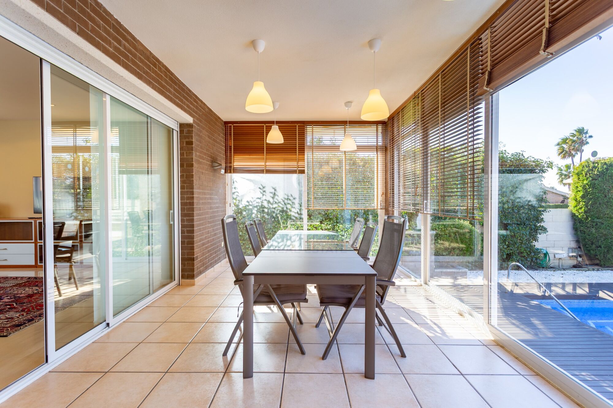 Individual house with pool and barbecue in Vilafortuny