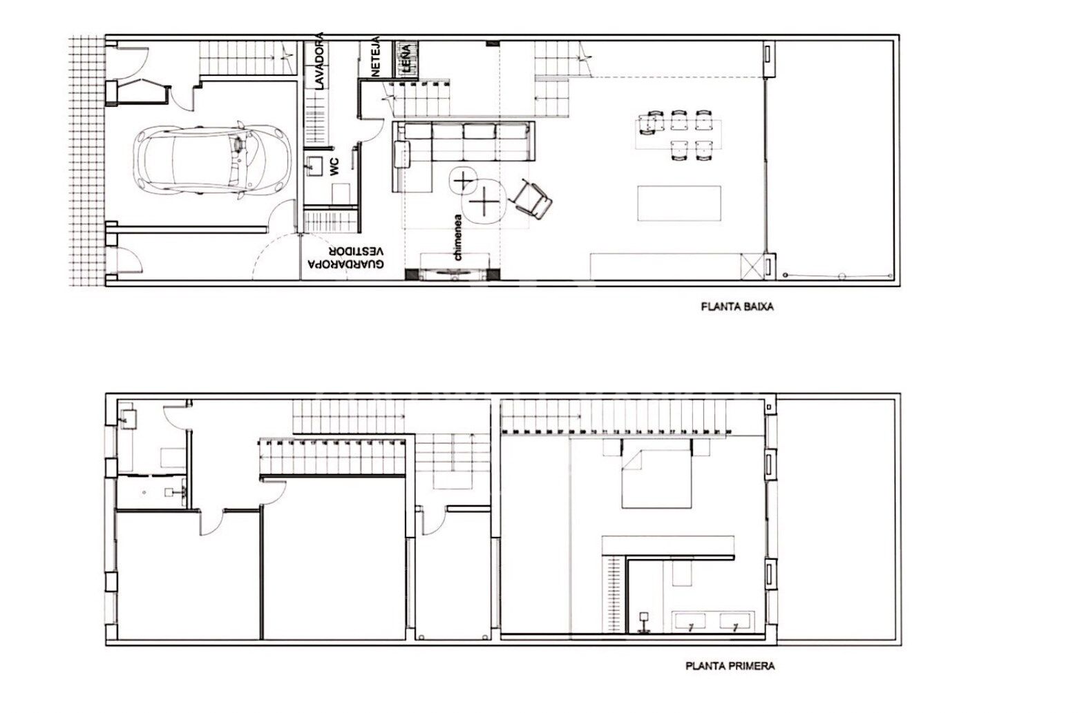 Duplex exclusif avec terrasse, garage privé et rénovation complète dans le centre de Badalona