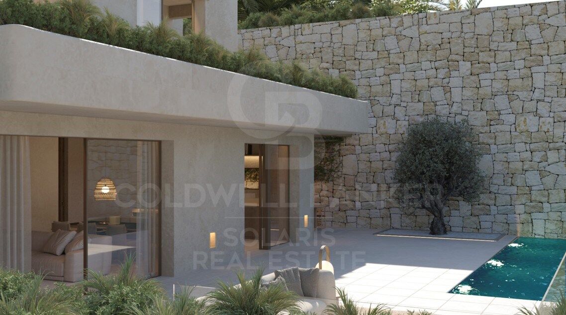 Experience the Mediterranean essence in this open-plan villa with high-end finishes in Moraira