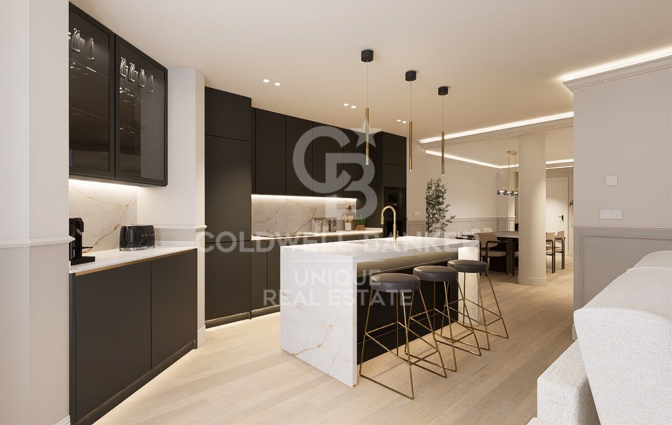 Fully refurbished flat in Barrio de Salamanca