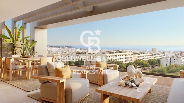 Excepcionales vistas al mar en apartamentos y áticos en Estepona