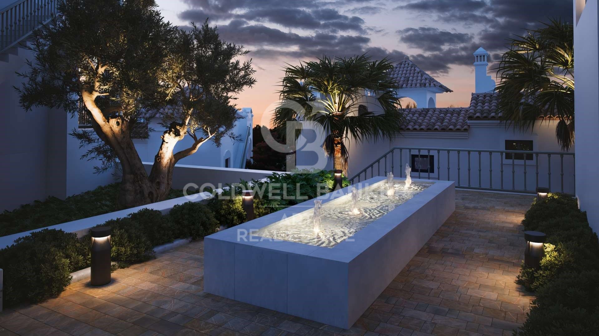 Residential development of townhouses with sea views, Estepona