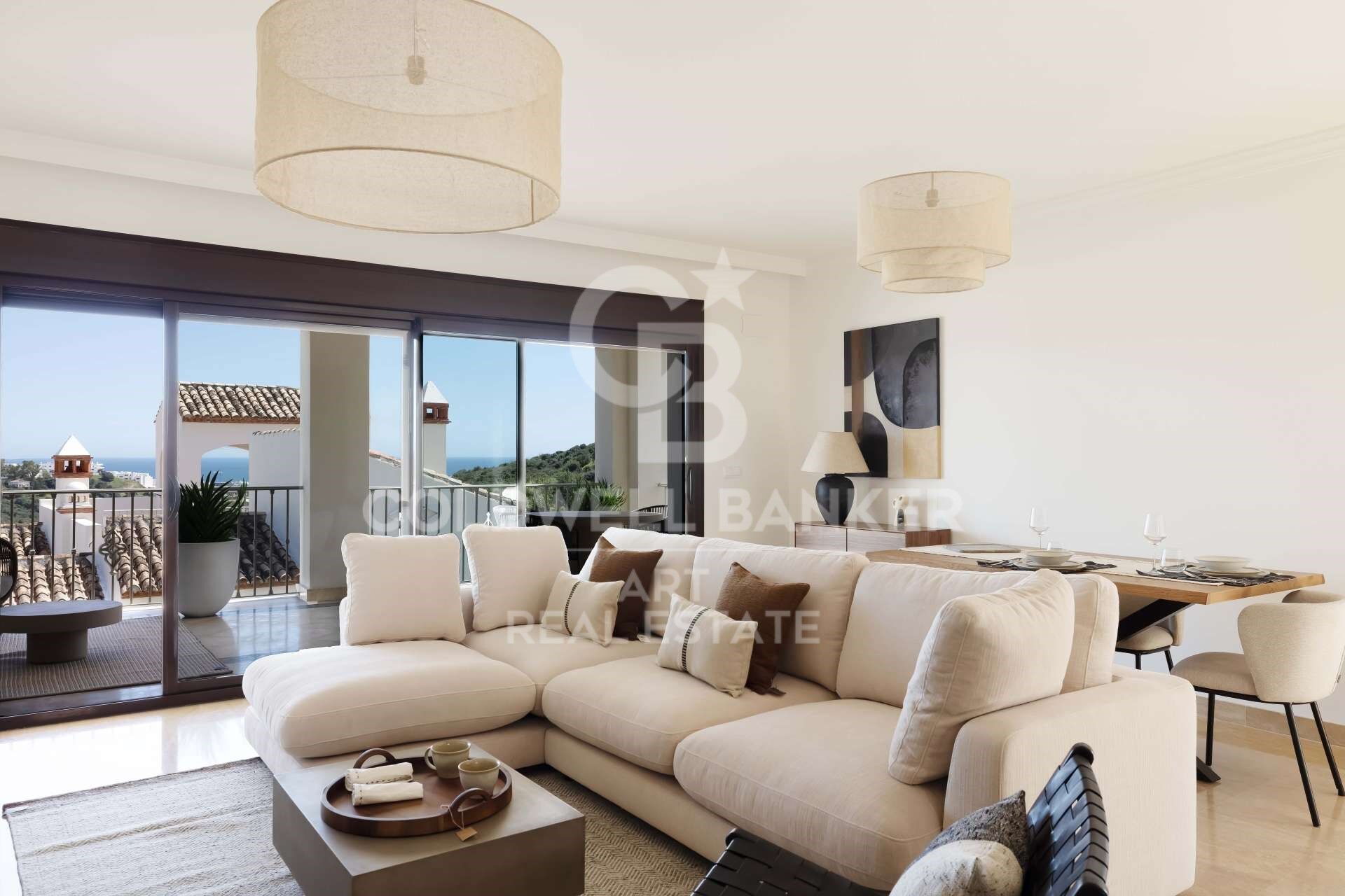 Residencial de casas adosadas con vistas al mar, Estepona