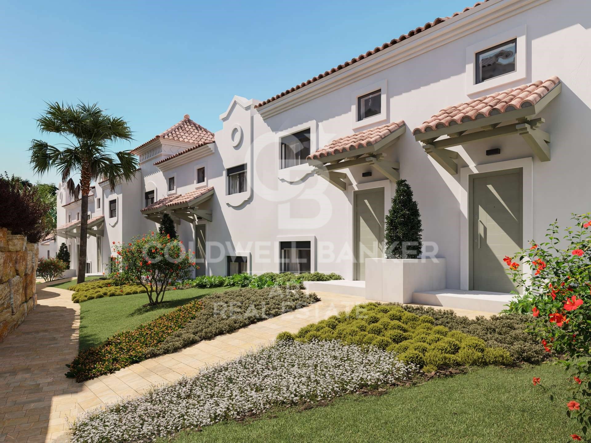 Residencial de casas adosadas con vistas al mar, Estepona