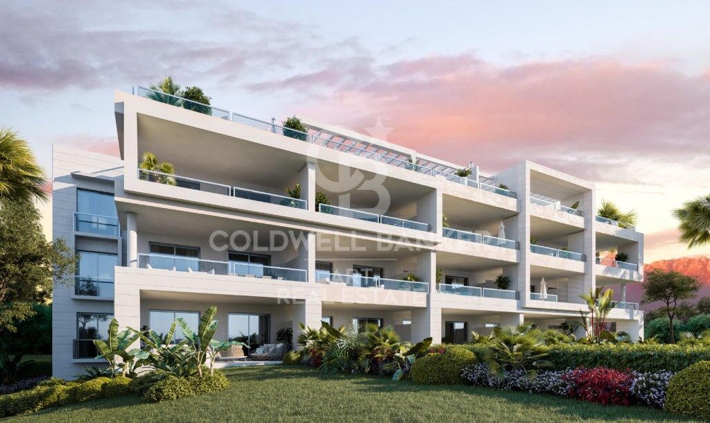 Résidence d'appartements et de penthouses avec vue sur le parcours de golf à Mijas Costa