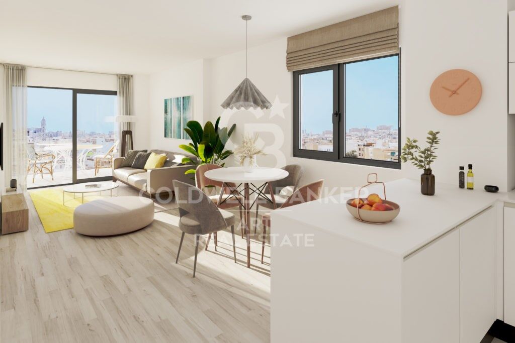 Stylish urban living with panoramic views in Málaga