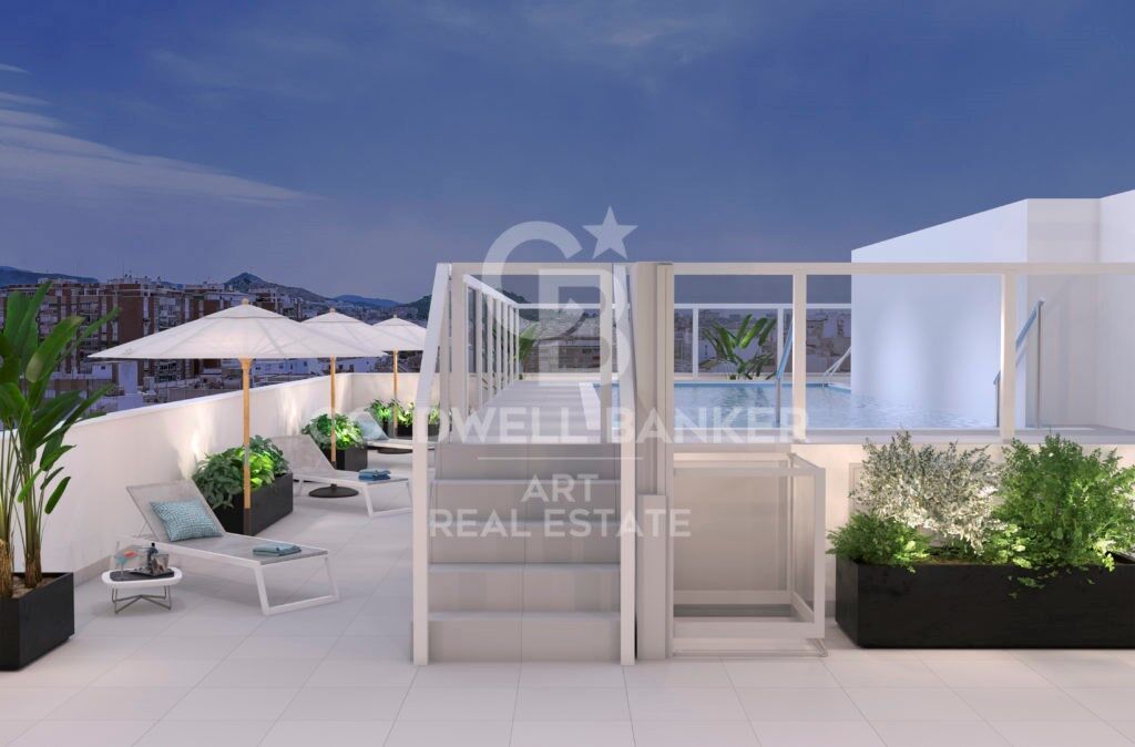 Stylish urban living with panoramic views in Málaga