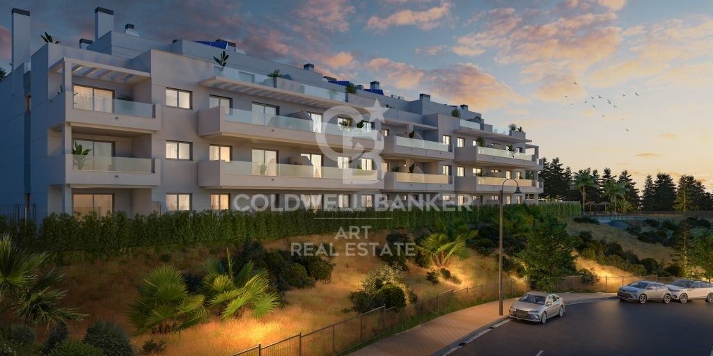 Moderne Wohnungen in einer geschlossenen Wohnanlage, Mijas Costa