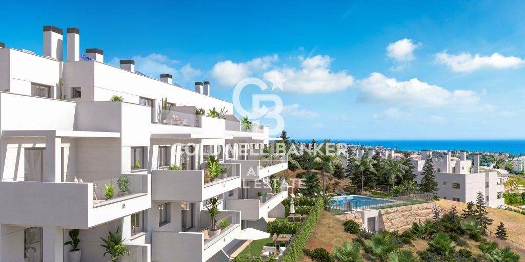 Moderne Wohnungen in einer geschlossenen Wohnanlage, Mijas Costa