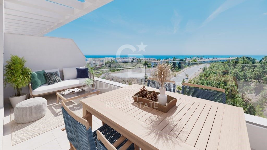 Moderne Wohnungen in einer geschlossenen Wohnanlage, Mijas Costa
