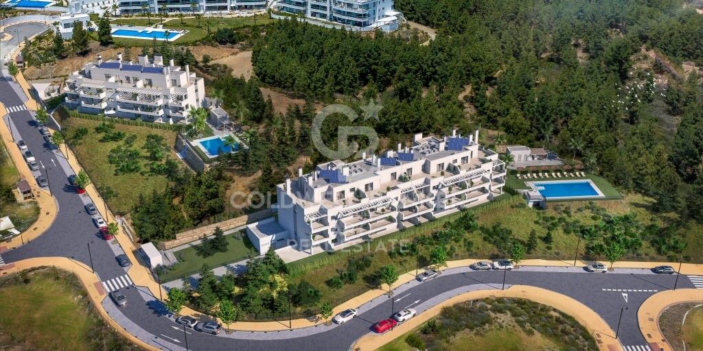 Moderne Wohnungen in einer geschlossenen Wohnanlage, Mijas Costa
