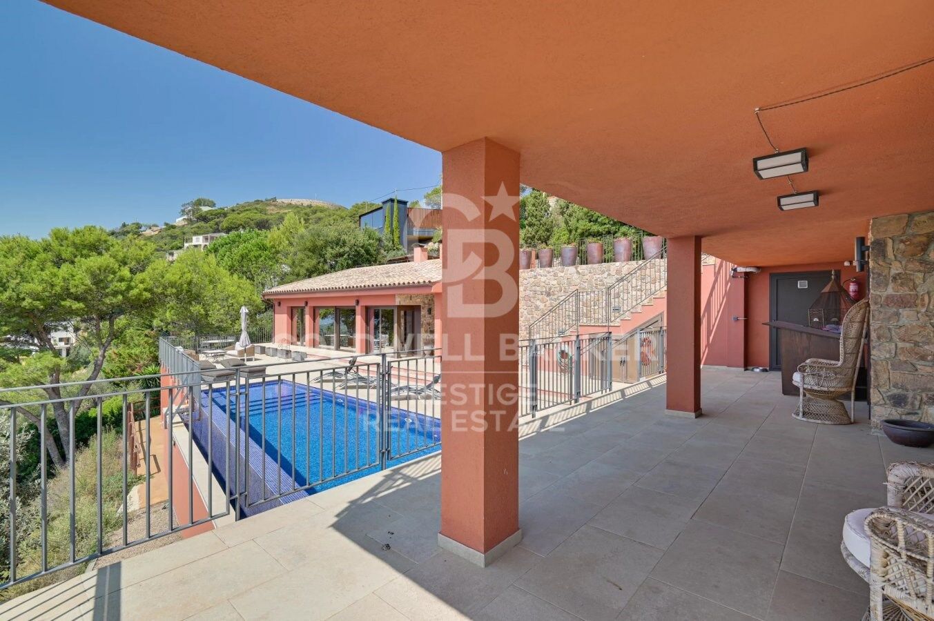 Luxusvilla mit Panoramablick aufs Meer in Aiguablava,Begur