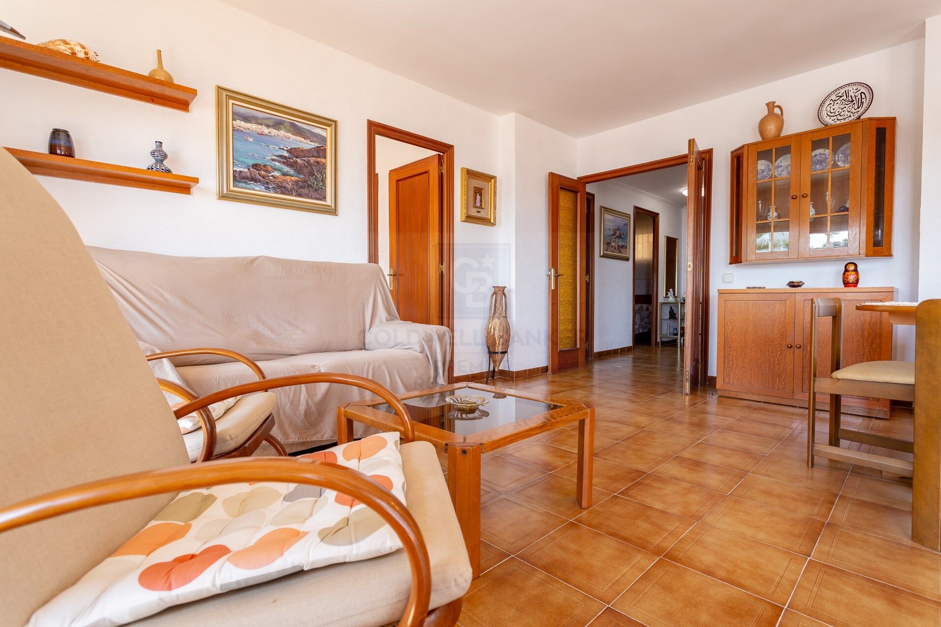 Frontline apartment with terrace in Vilafortuny