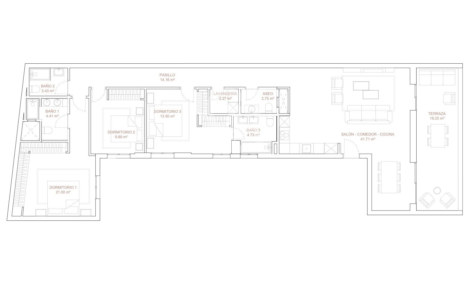 Ático de lujo reformado en Almagro, Chamberí