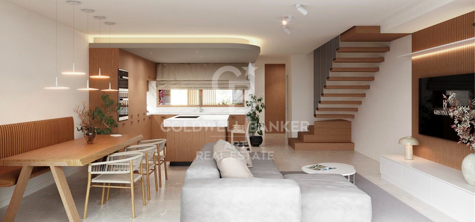 Modern Mediterranean townhouses with sea views in Manilva