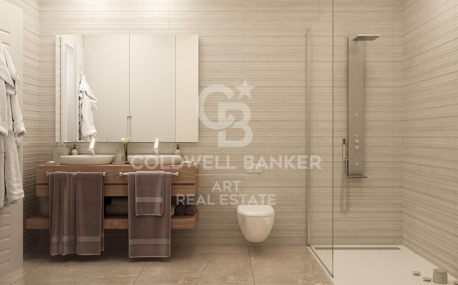 Modern Mediterranean townhouses with sea views in Manilva