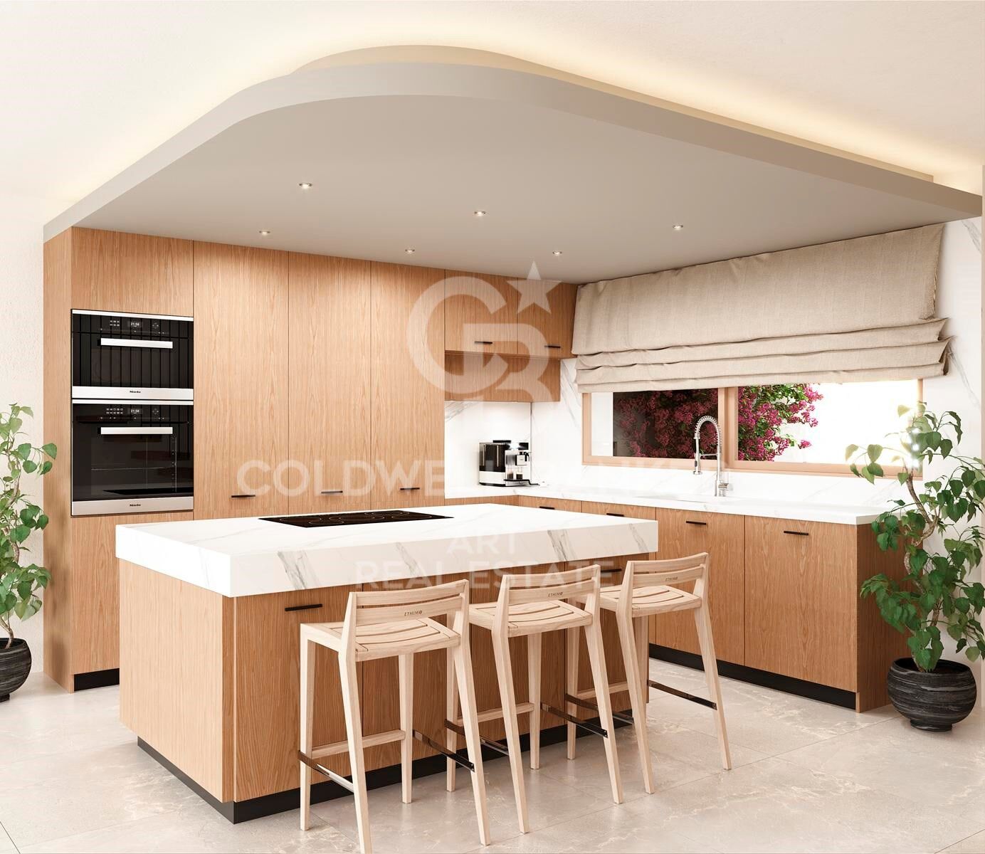 Modern Mediterranean townhouses with sea views in Manilva