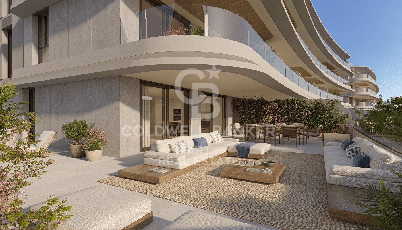 Apartamentos con vistas panorámicas al mar y a la montaña en Mijas