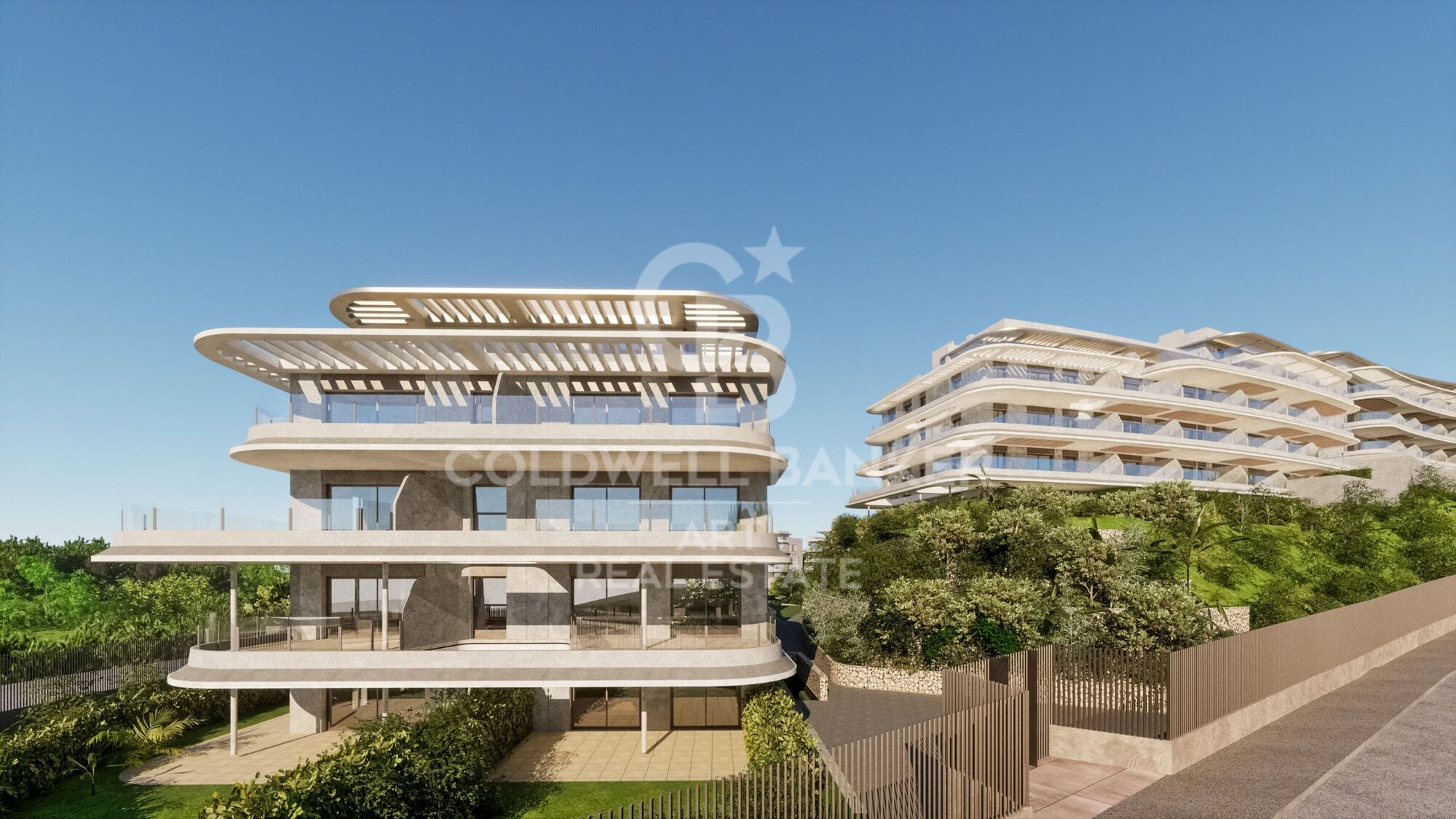 Apartments with panoramic sea and mountain views in Mijas