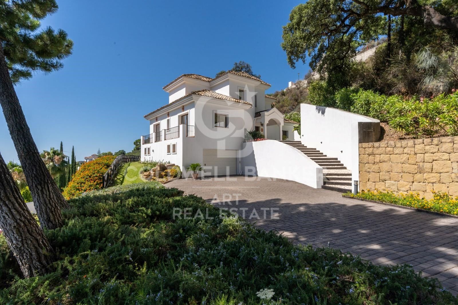 Wunderschöne freistehende Villa mit Panoramablick auf Meer und Berge, Monte Mayor, Benahavís