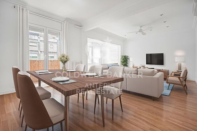 Spacious and luminous apartment in Sant Gervasi