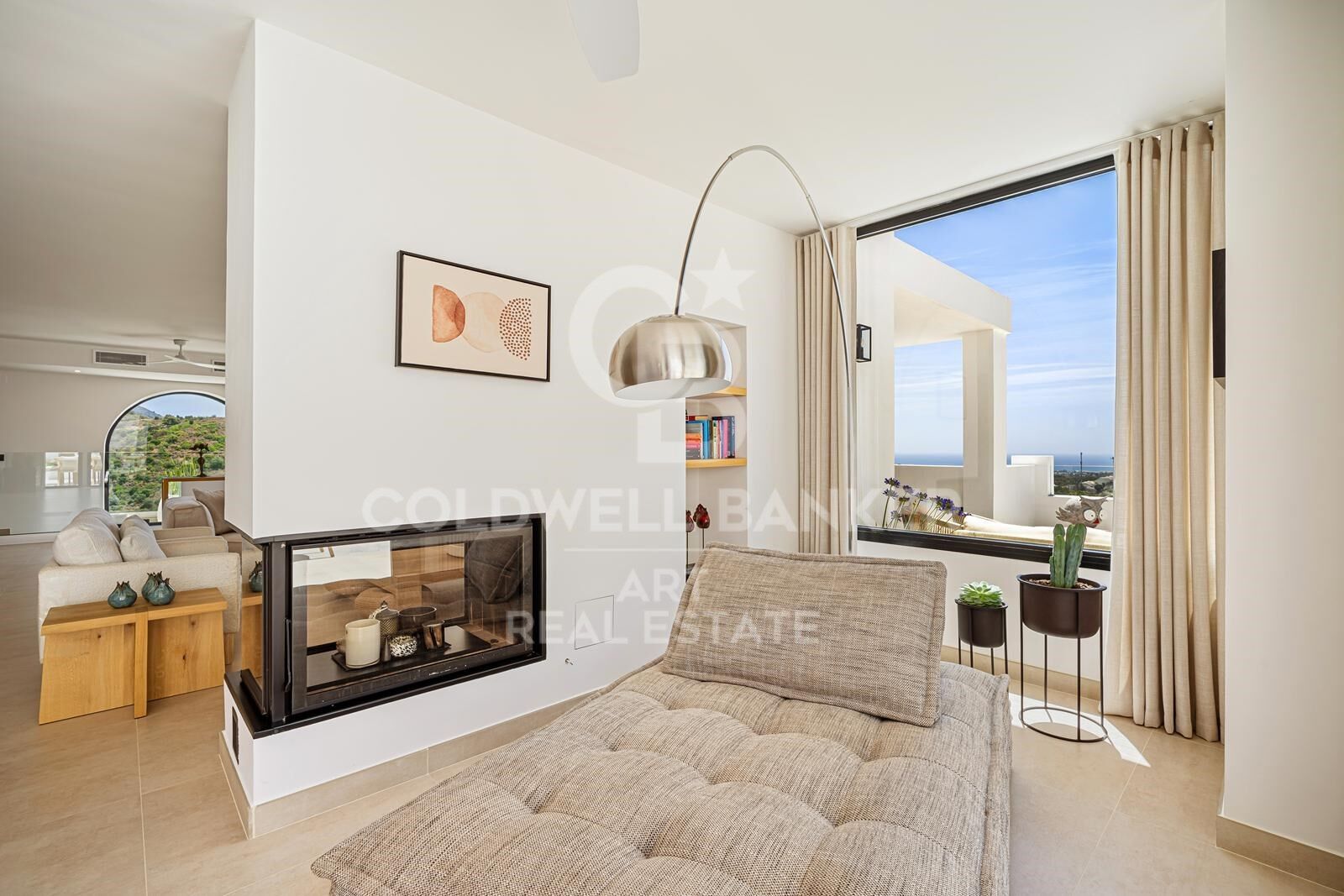 Mediterrane Luxusvilla mit Panoramameerblick in Nueva Andalucía, Marbella