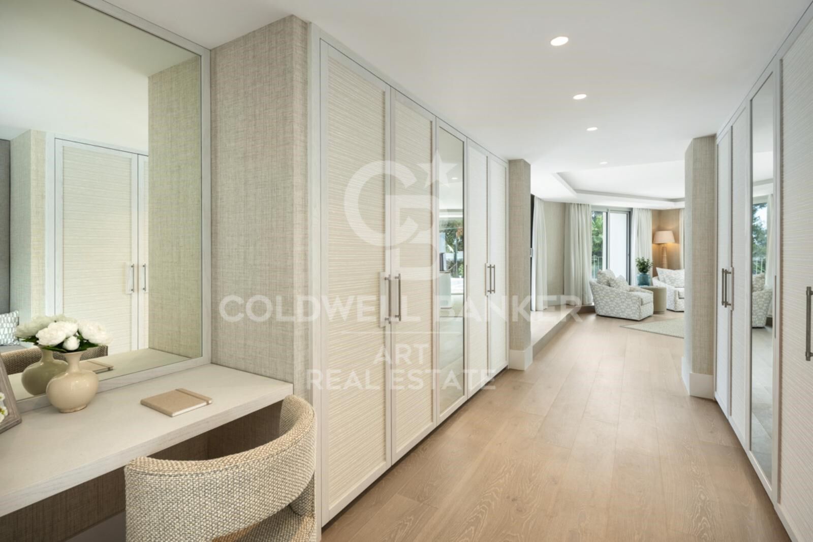 Newly-built designer Villa with Tennis Court & Mountain Views on Golden Mile, Marbella