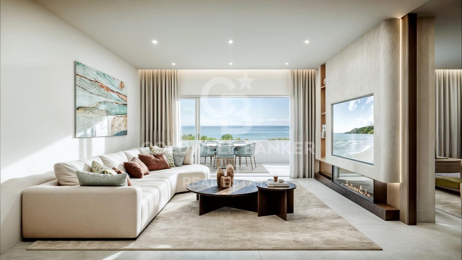 Penthouse avec vue panoramique sur la mer et terrasse sur le toit, El Velerín, Estepona