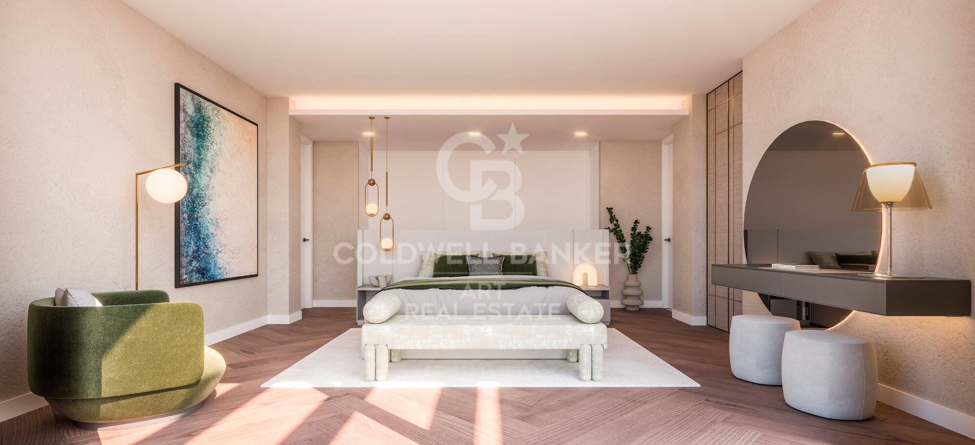 Exclusive detached villa with private garden and swimming pool on the Golden Mile, Marbella.