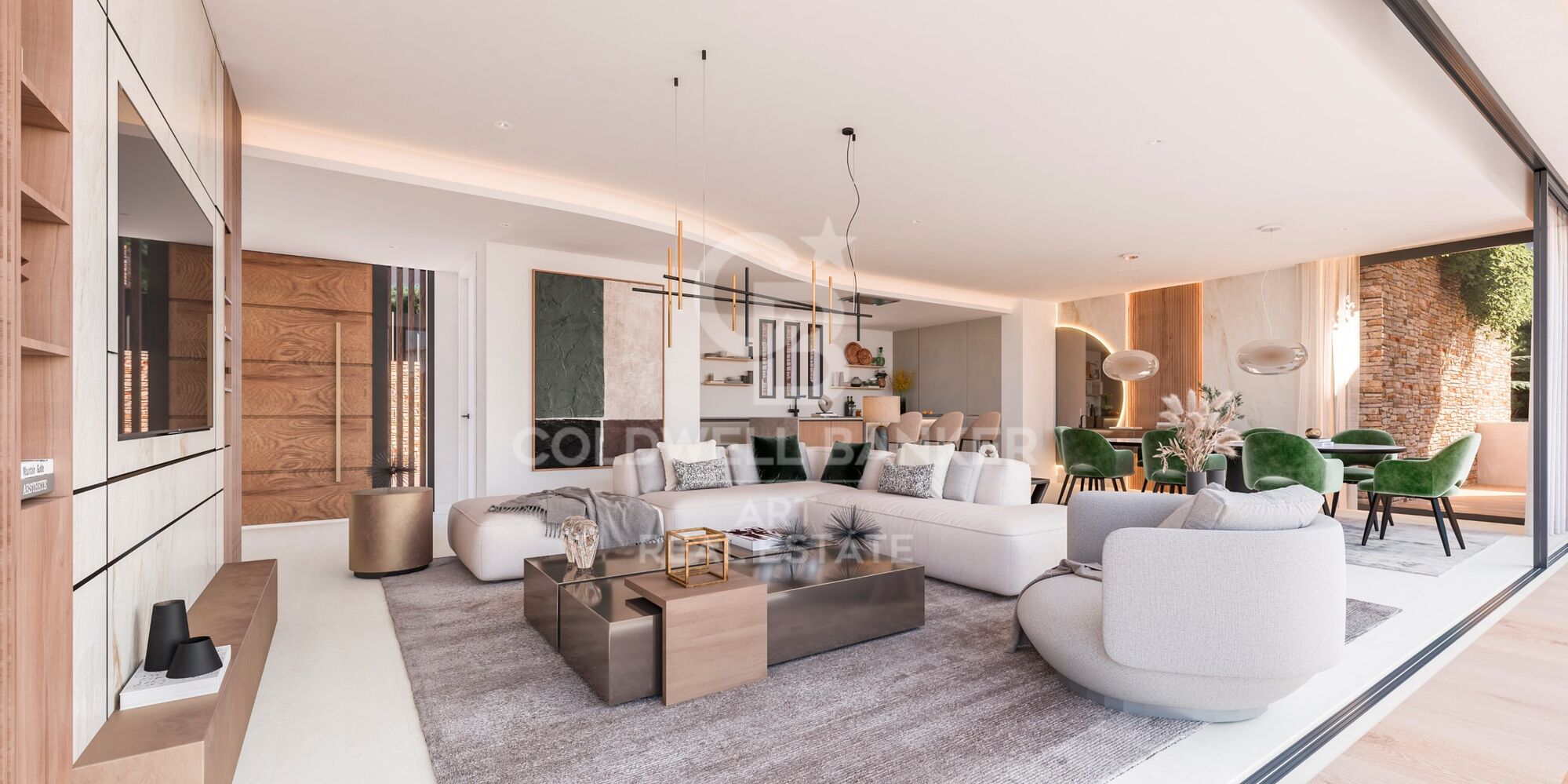 Exclusive detached villa with private garden and swimming pool on the Golden Mile, Marbella.