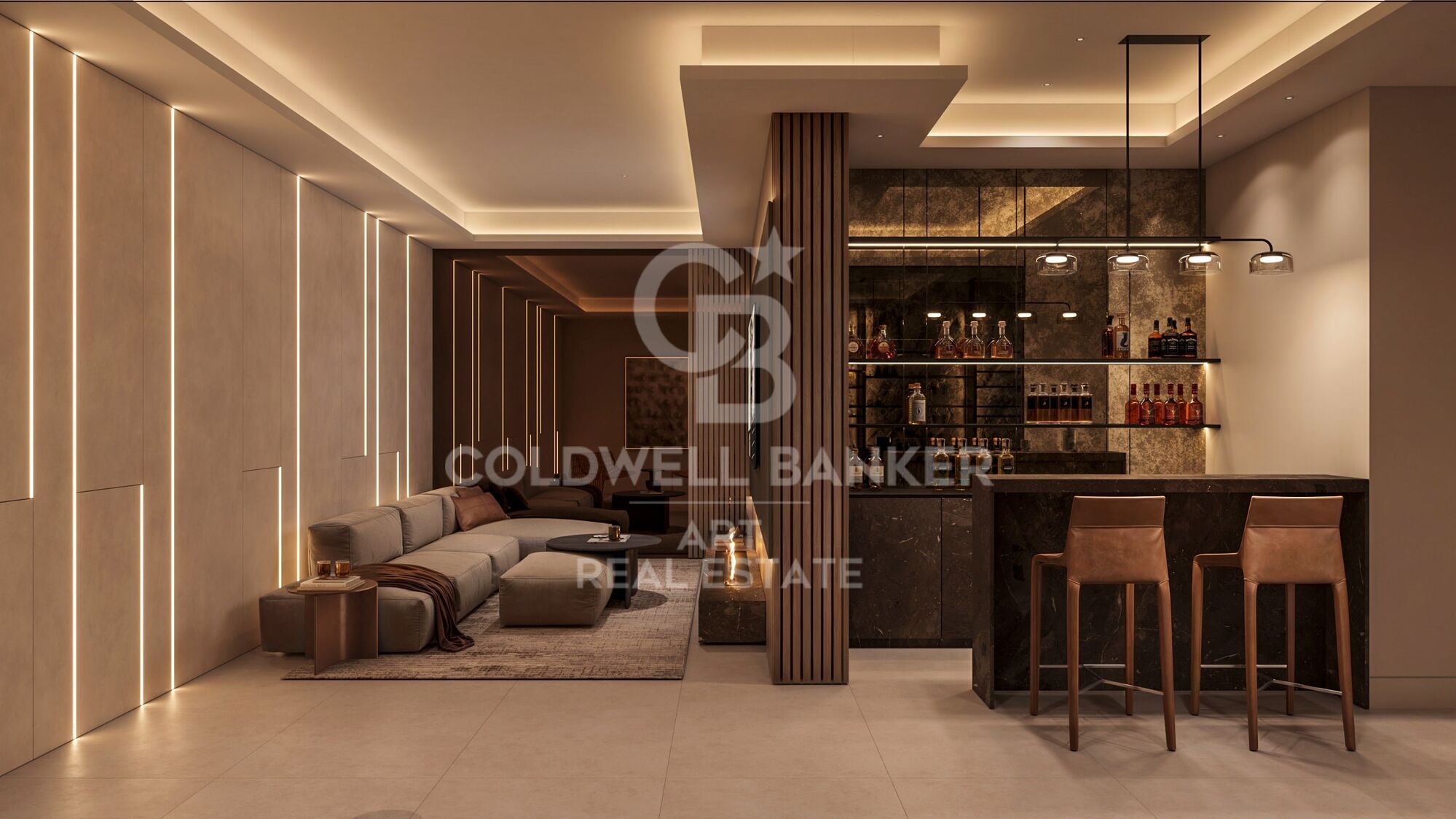 Villa independiente con vistas panorámicas en La Milla de Oro , Marbella