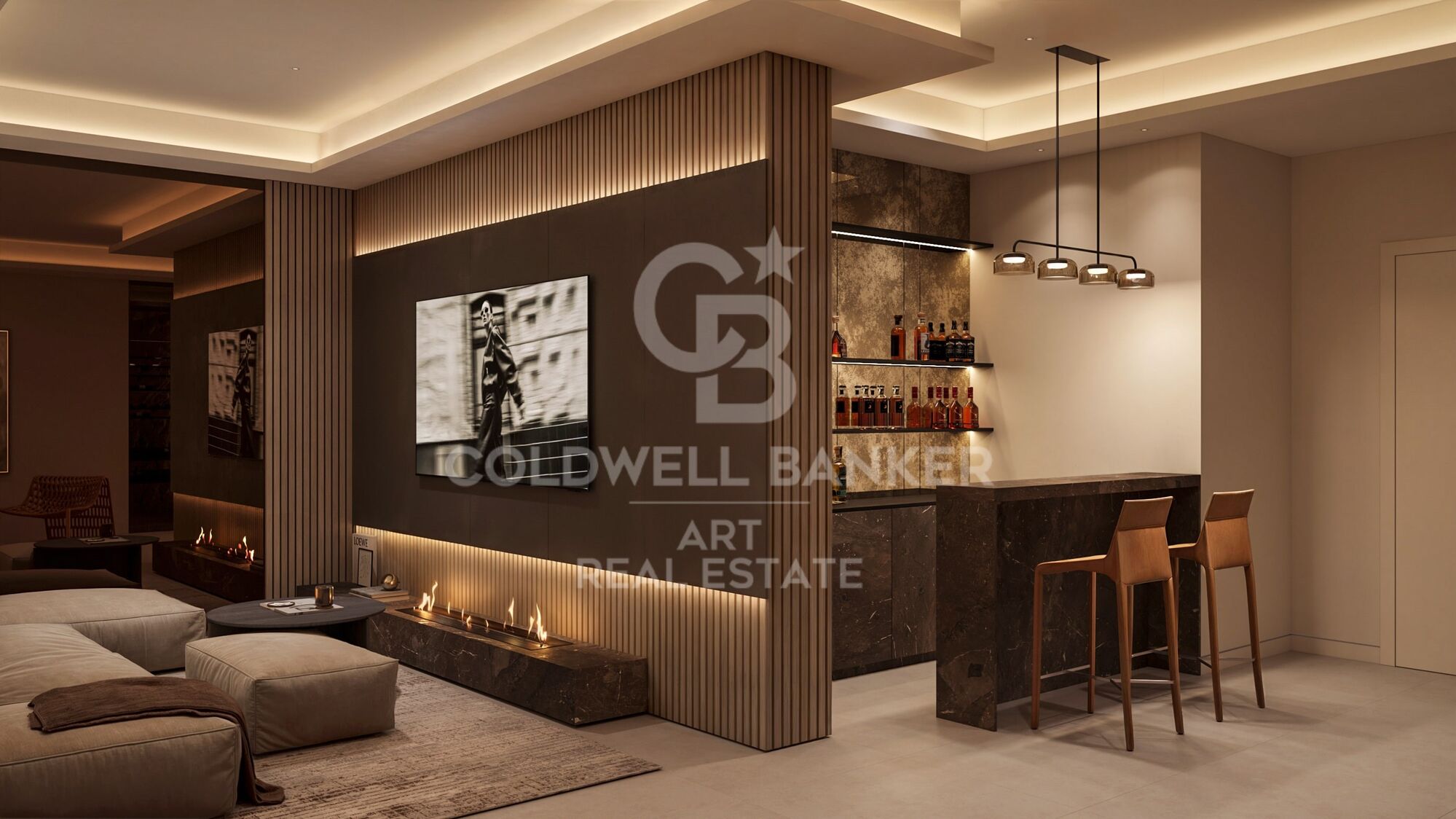 Villa individuelle avec vue panoramique sur le Golden Mile, Marbella