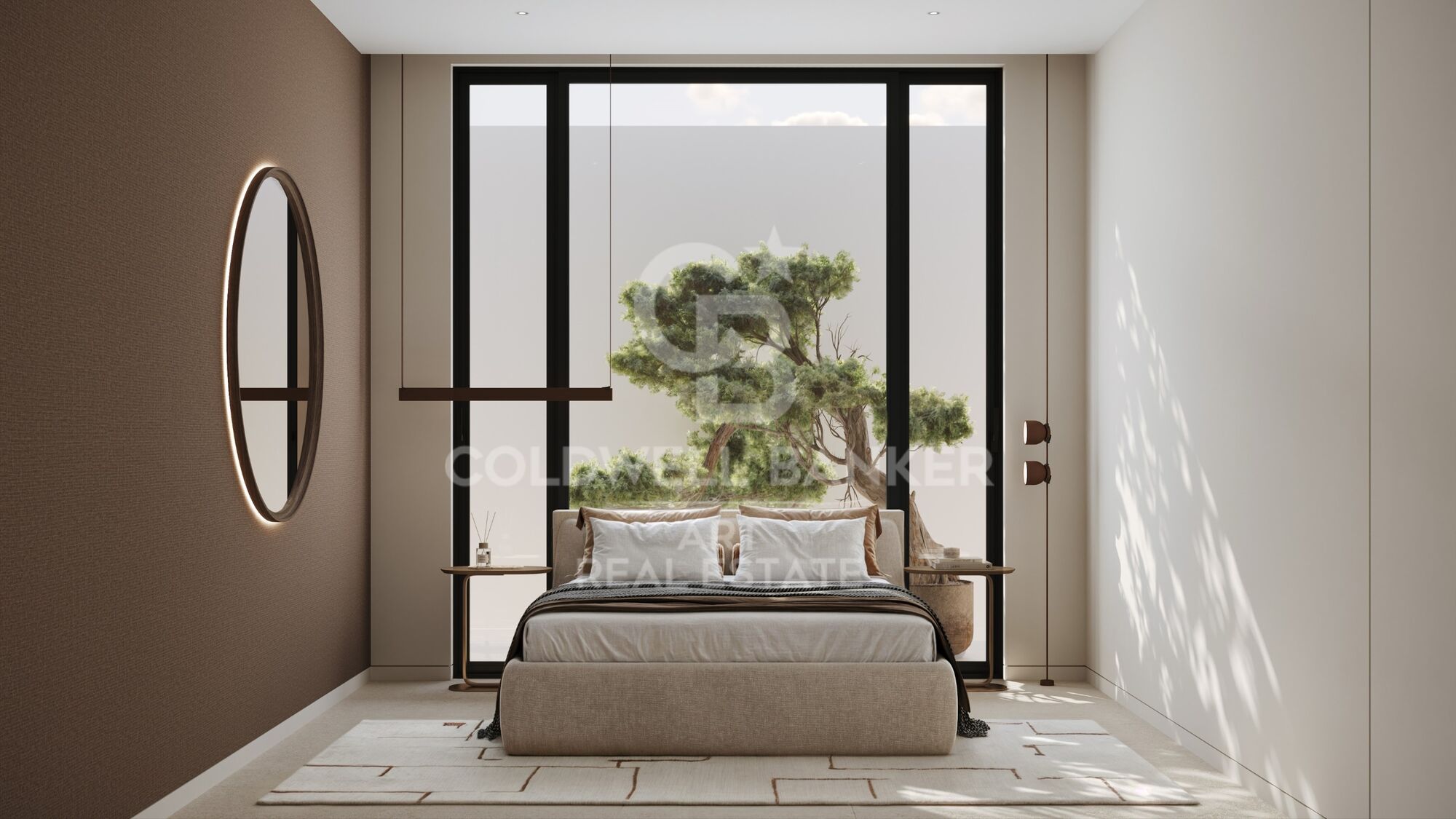 Villa individuelle avec vue panoramique sur le Golden Mile, Marbella