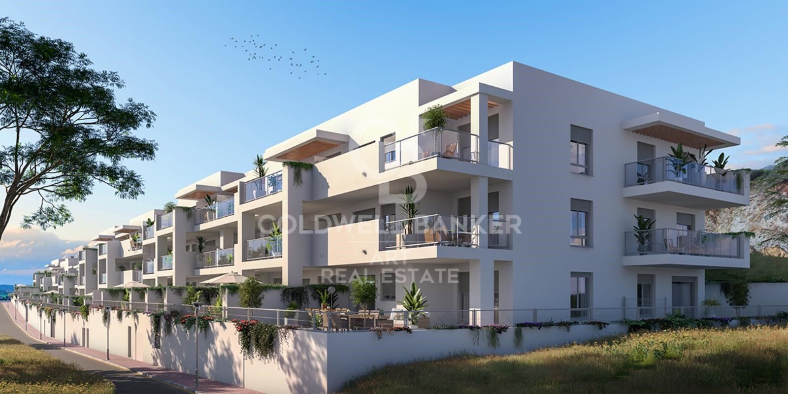 Exclusive homes with panoramic views and large terraces in Benalmádena