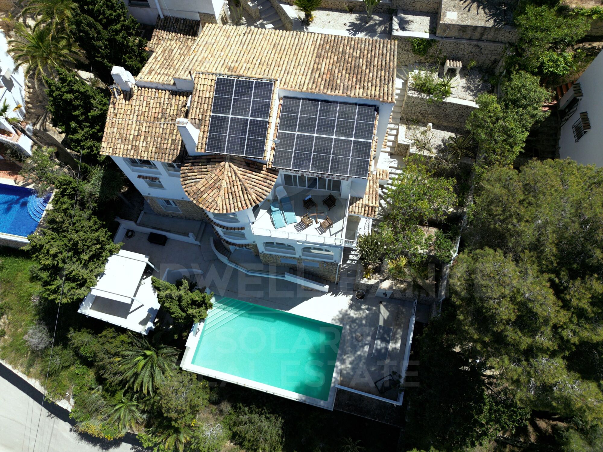 Villa mit Meerblick in Moraira - Pueblo Alcázar