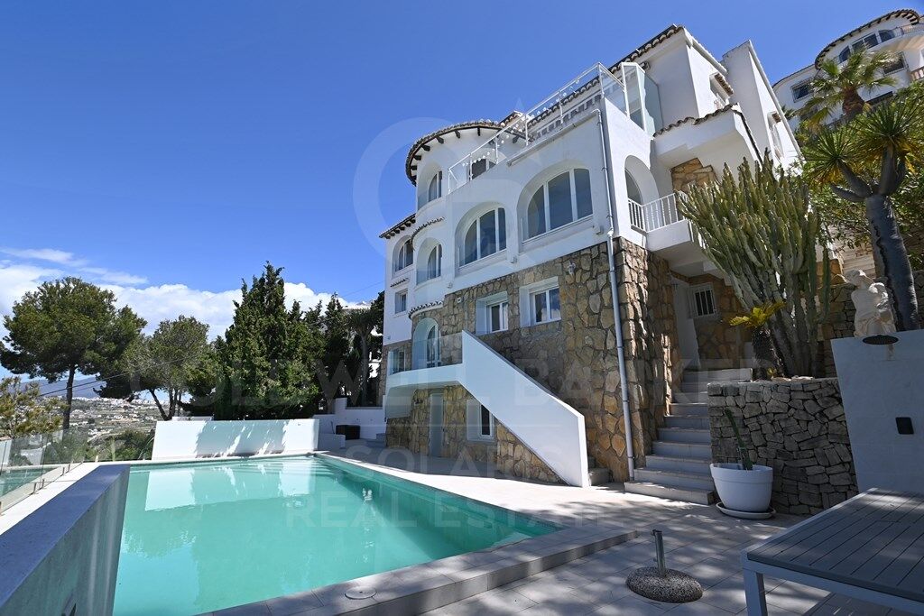 Villa con vistas al mar en Moraira - Pueblo Alcázar