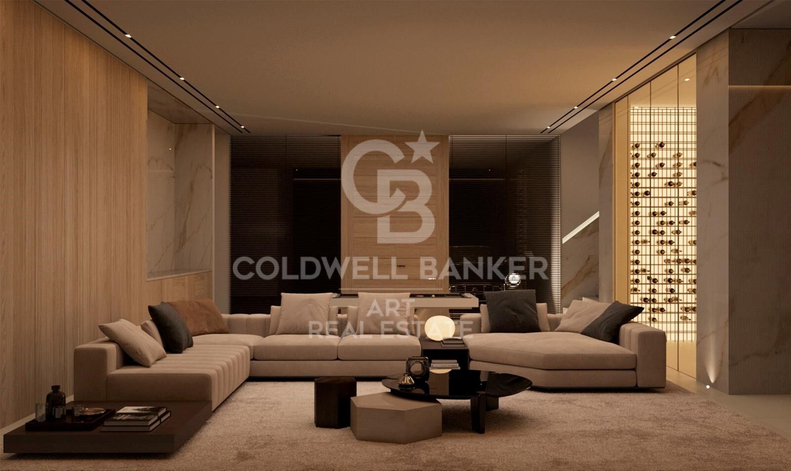 Letztes Grundstück mit Panoramameerblick und Luxus-Villaprojekt in Lomas de La Quinta, Benahavís