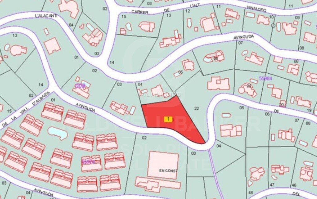 Exclusive plot in La Sella Golf - 2,295 m² with sea and Montgó views