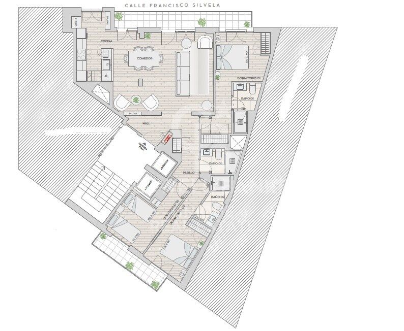 Flat 3 Bedrooms Sale Madrid