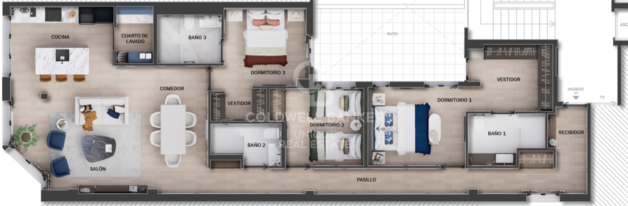 Außenwohnung mit 3 Schlafzimmern, Terrasse und Garage in Lista, Madrid