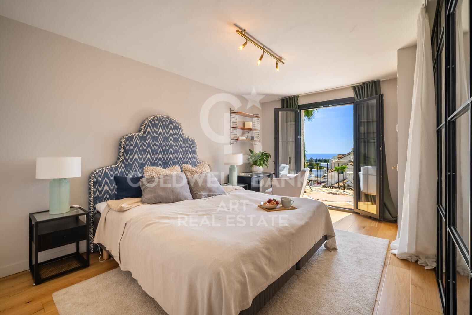 Stylish Andalusian-Nordic townhouse with sea views on Marbella's Golden Mile