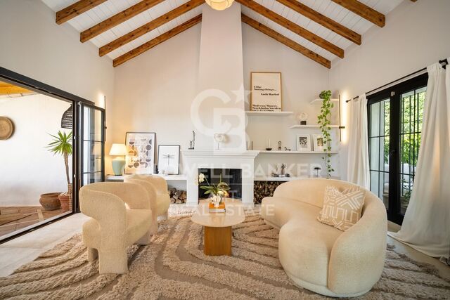 Stylish Andalusian-Nordic townhouse with sea views on Marbella's Golden Mile