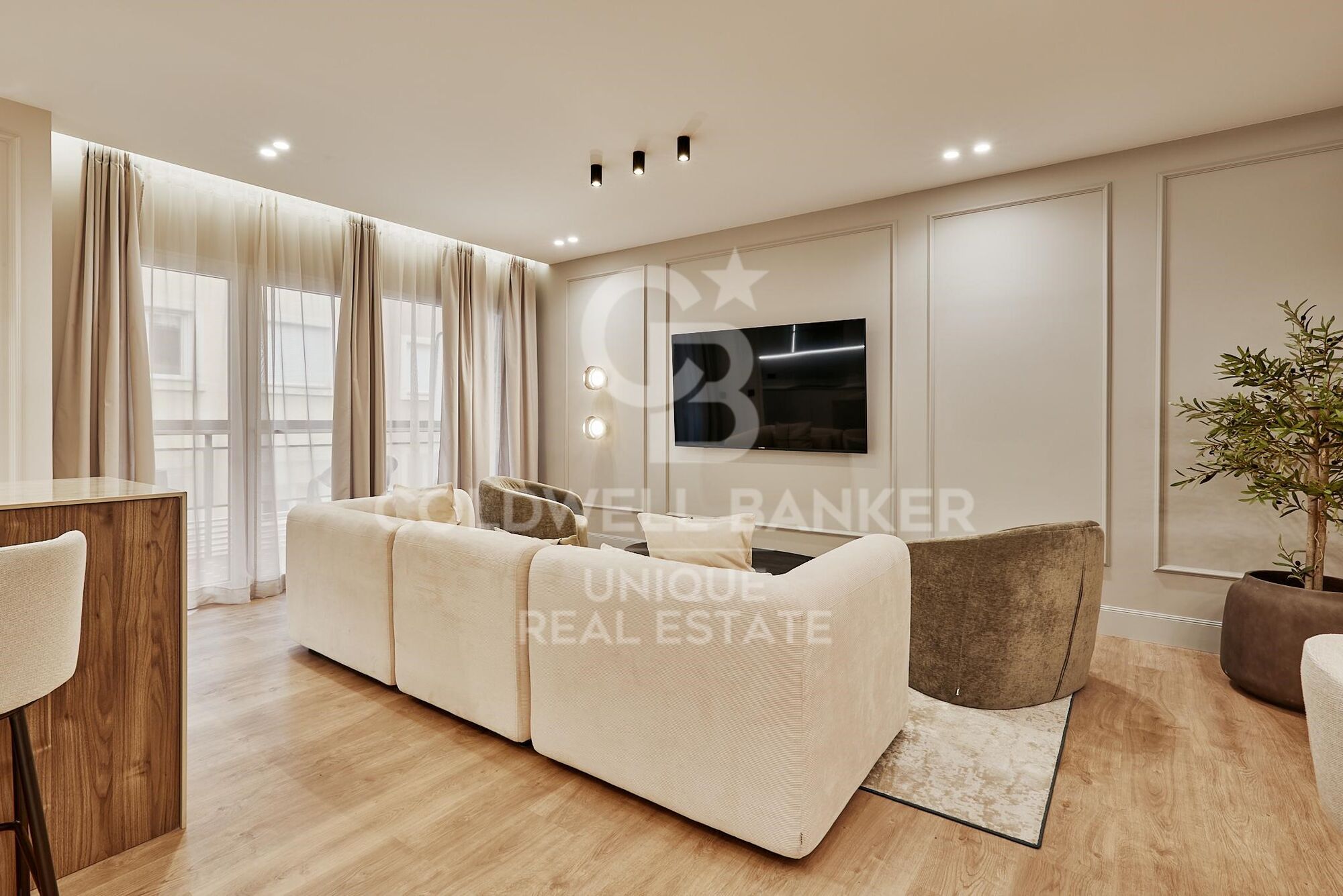 Brandneue 3-Zimmer-Wohnung mit Terrasse in Goya, Madrid
